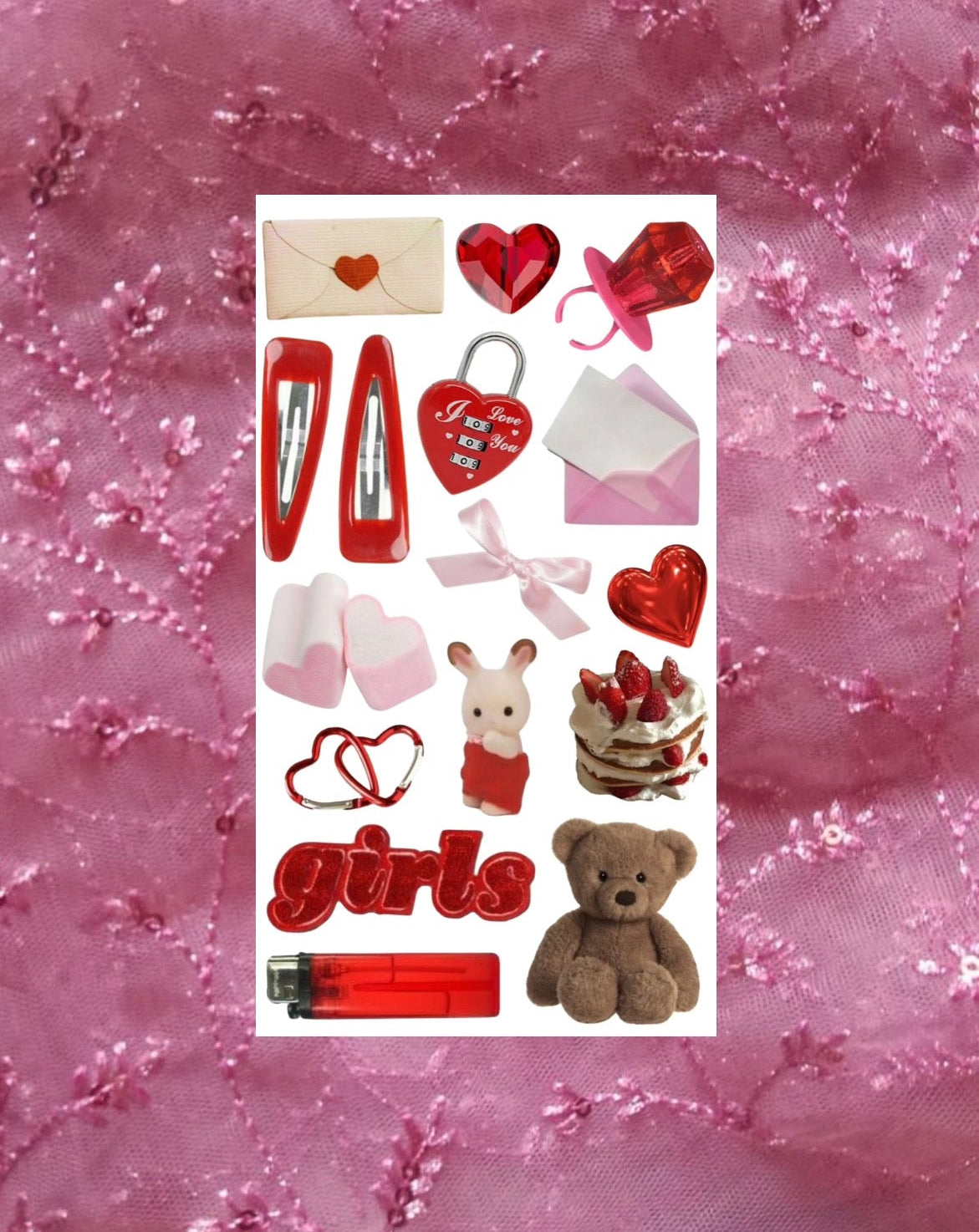 Girls Sticker Sheet
