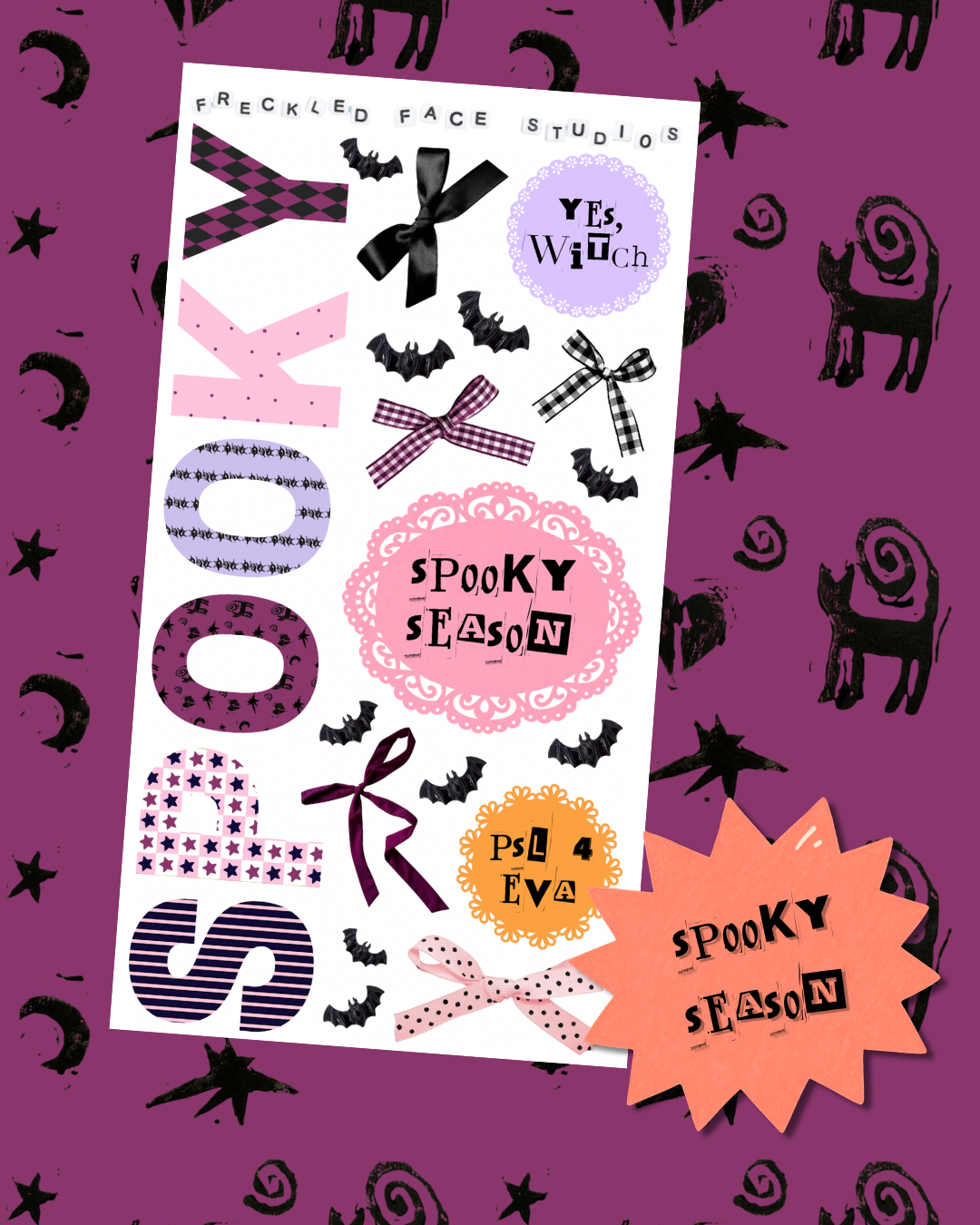 Spooky Season Sticker Sheet