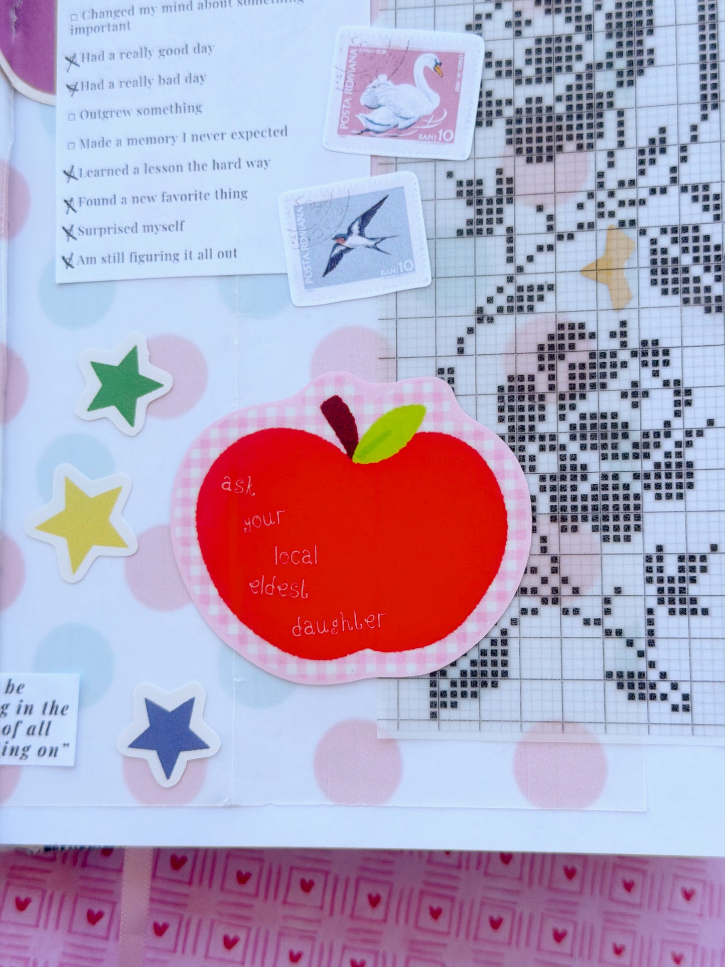 Eldest Daughter Apple Sticker