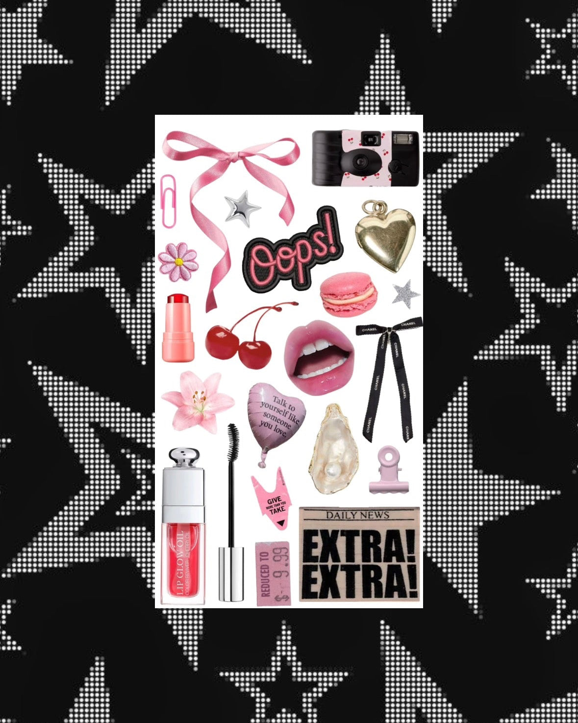Oops! Sticker Sheet