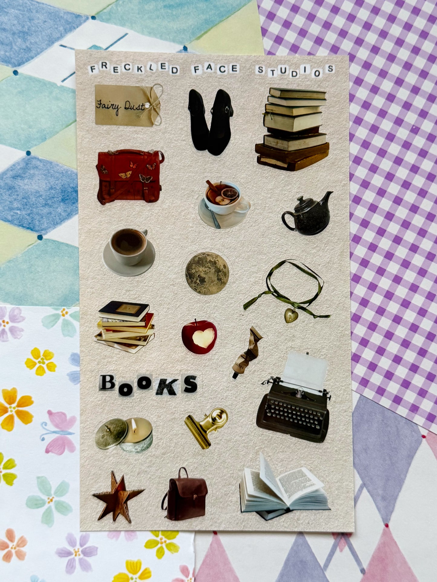 Bookish Girl Sticker Sheet
