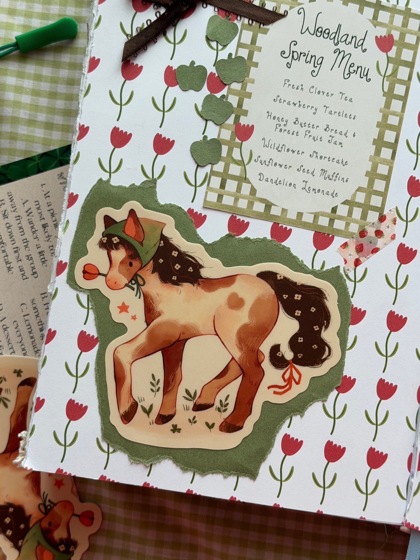 April Horse Sticker