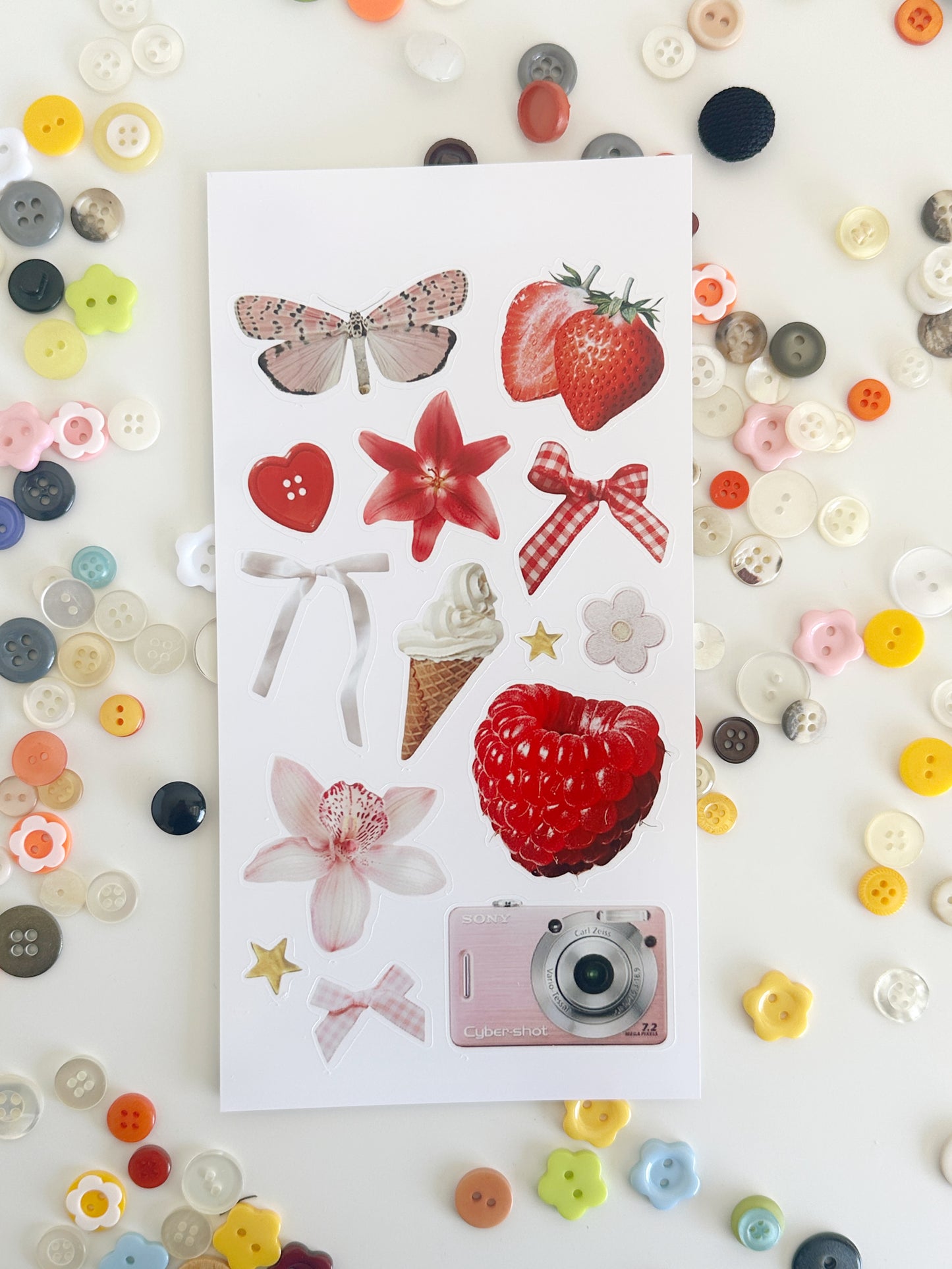 Berries 'n Cream Sticker Sheet