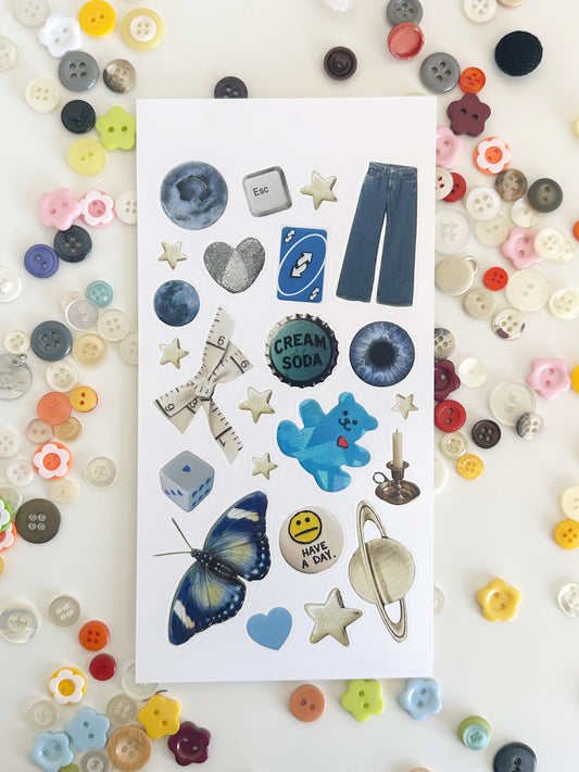 Blue Hour Sticker Sheet