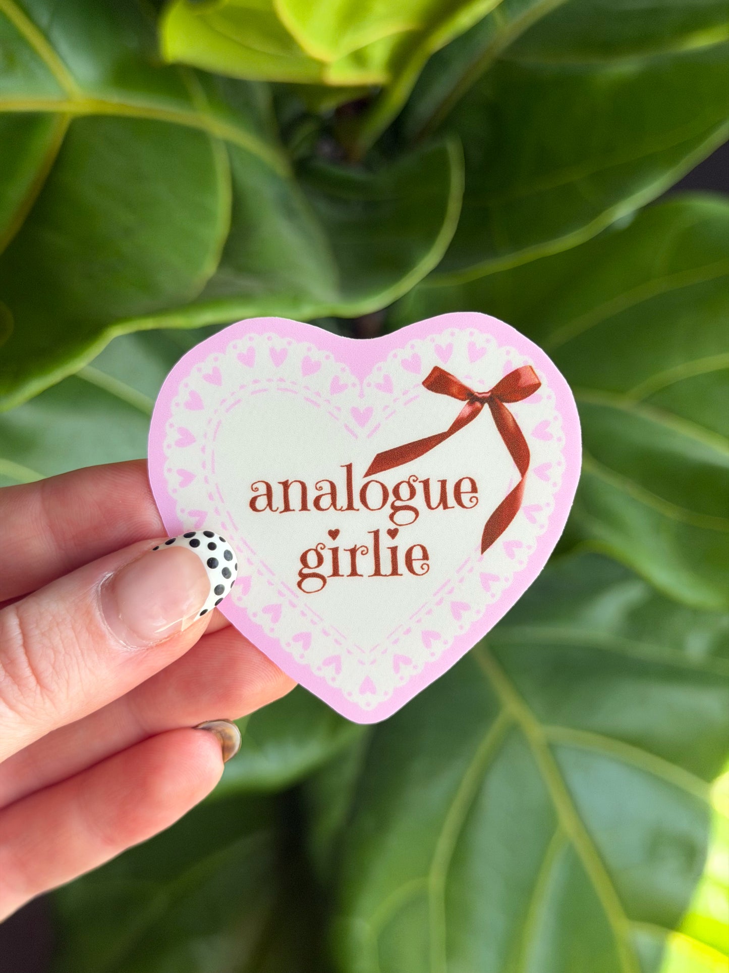 Analogue Girlie Sticker