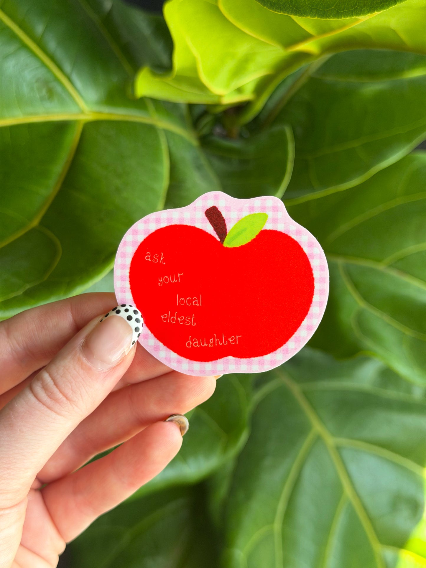 Eldest Daughter Apple Sticker