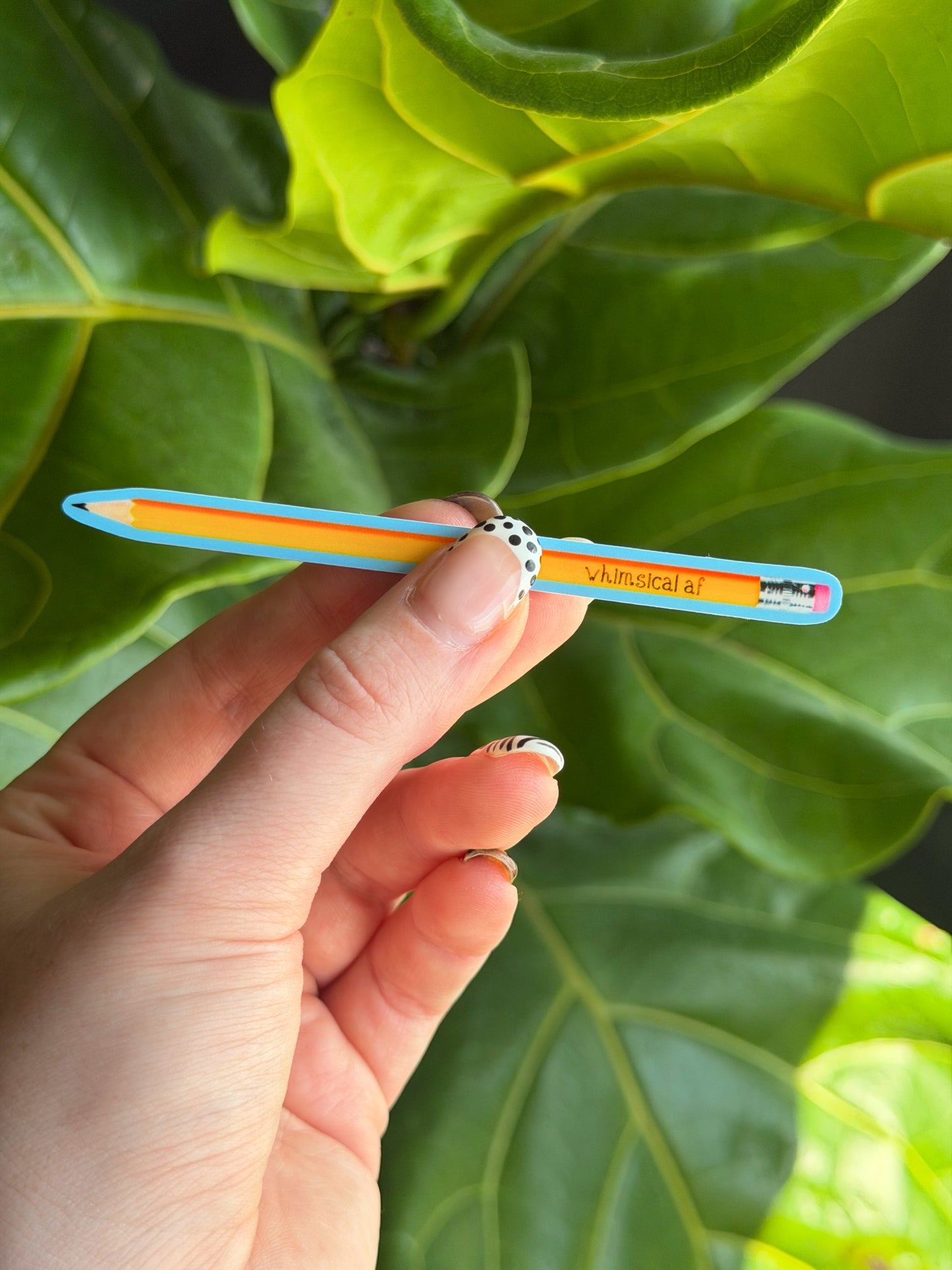 Whimsical AF Pencil Sticker