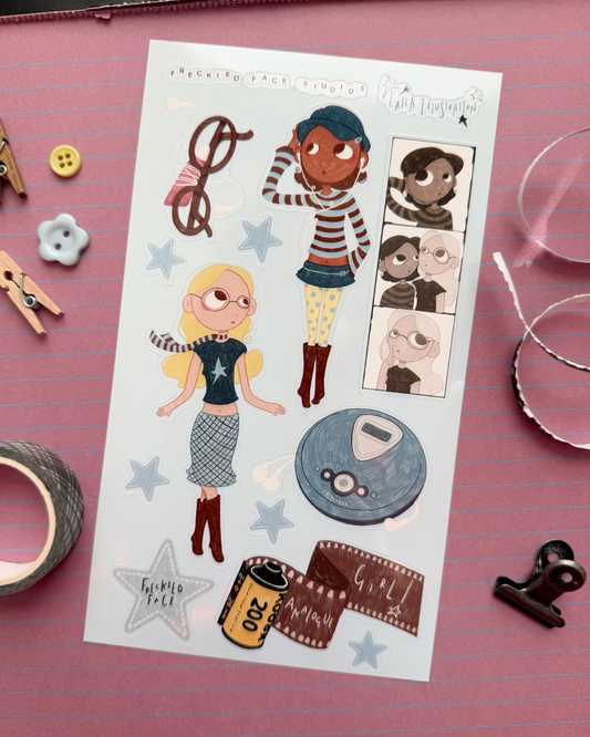 “Analogue Girl” - Freckled Face x Laila Illustration