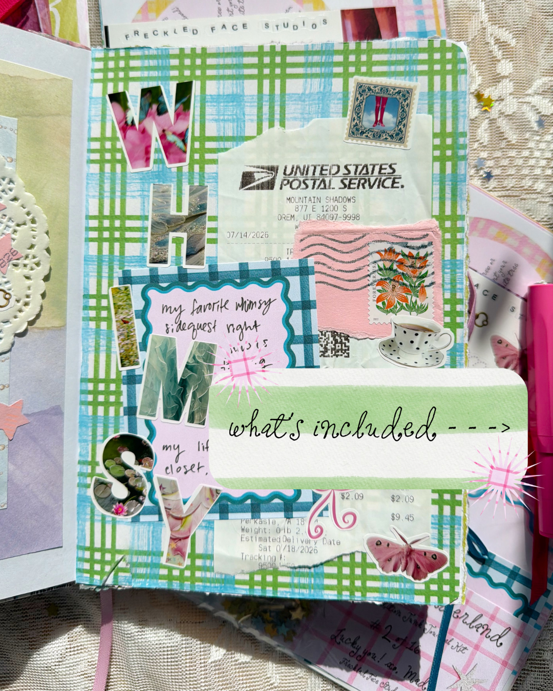 Whimsical Wonderland Junk Journal Kit