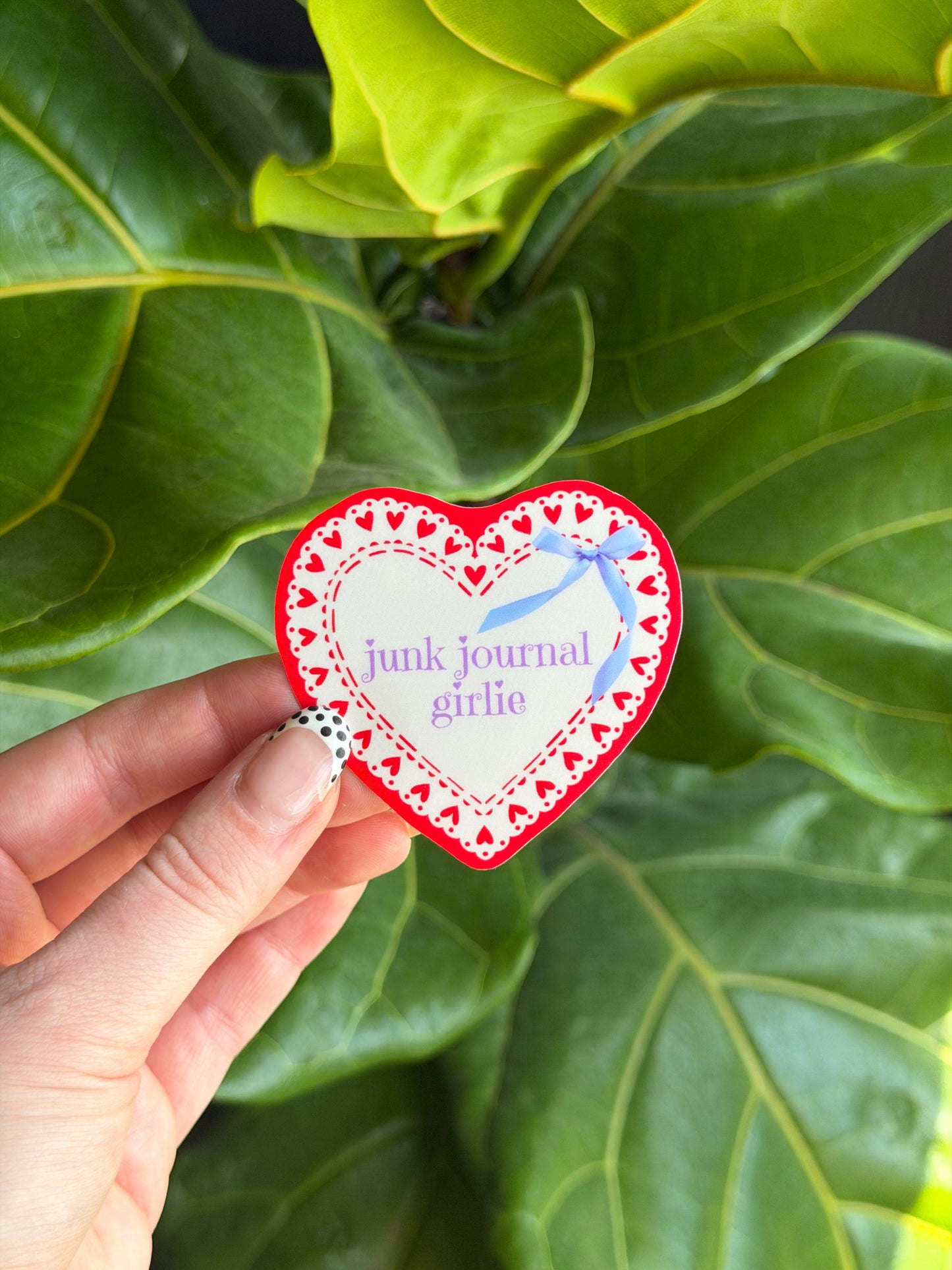 Junk Journal Girlie Sticker