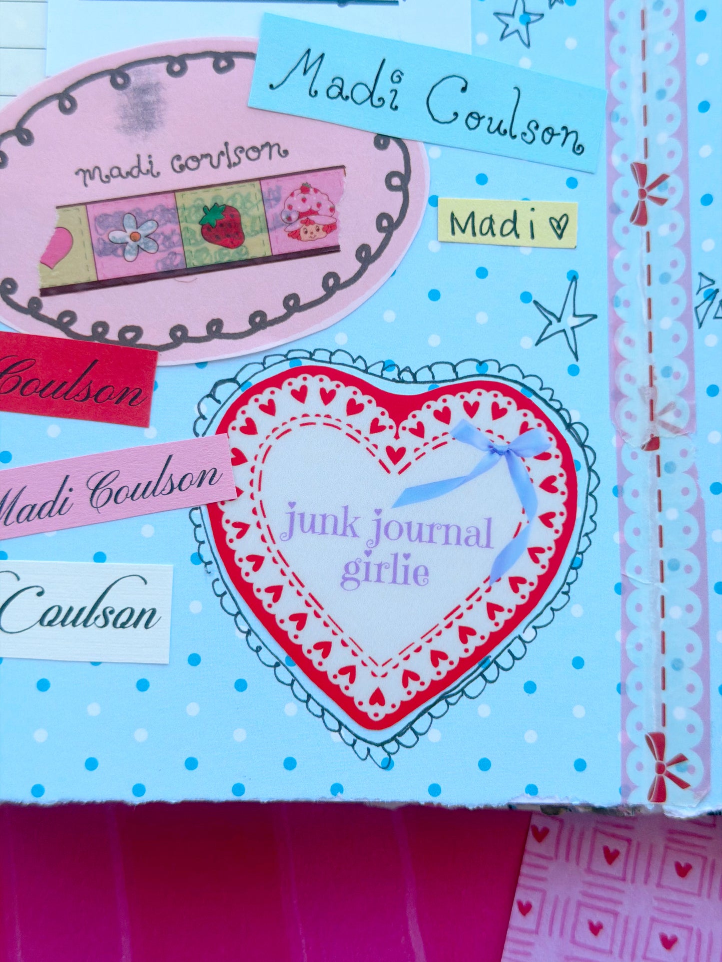 Junk Journal Girlie Sticker