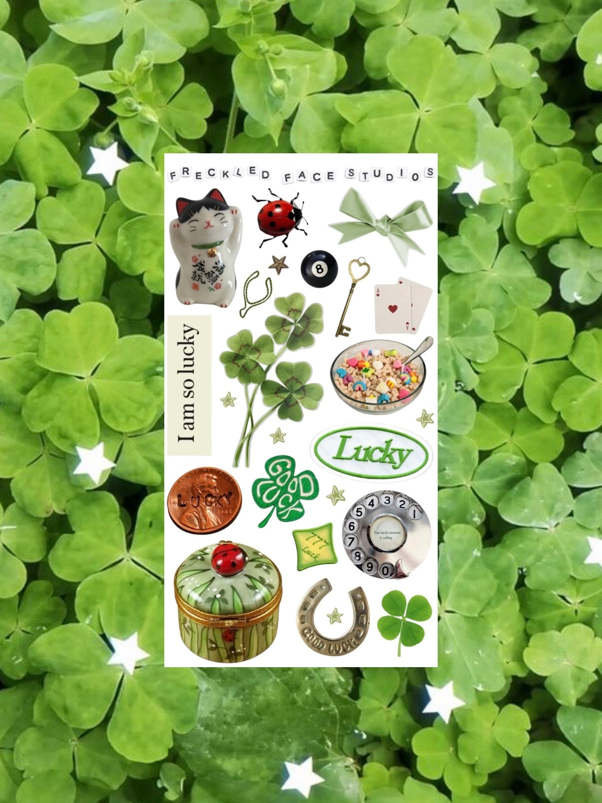 Lucky Me Sticker Sheet