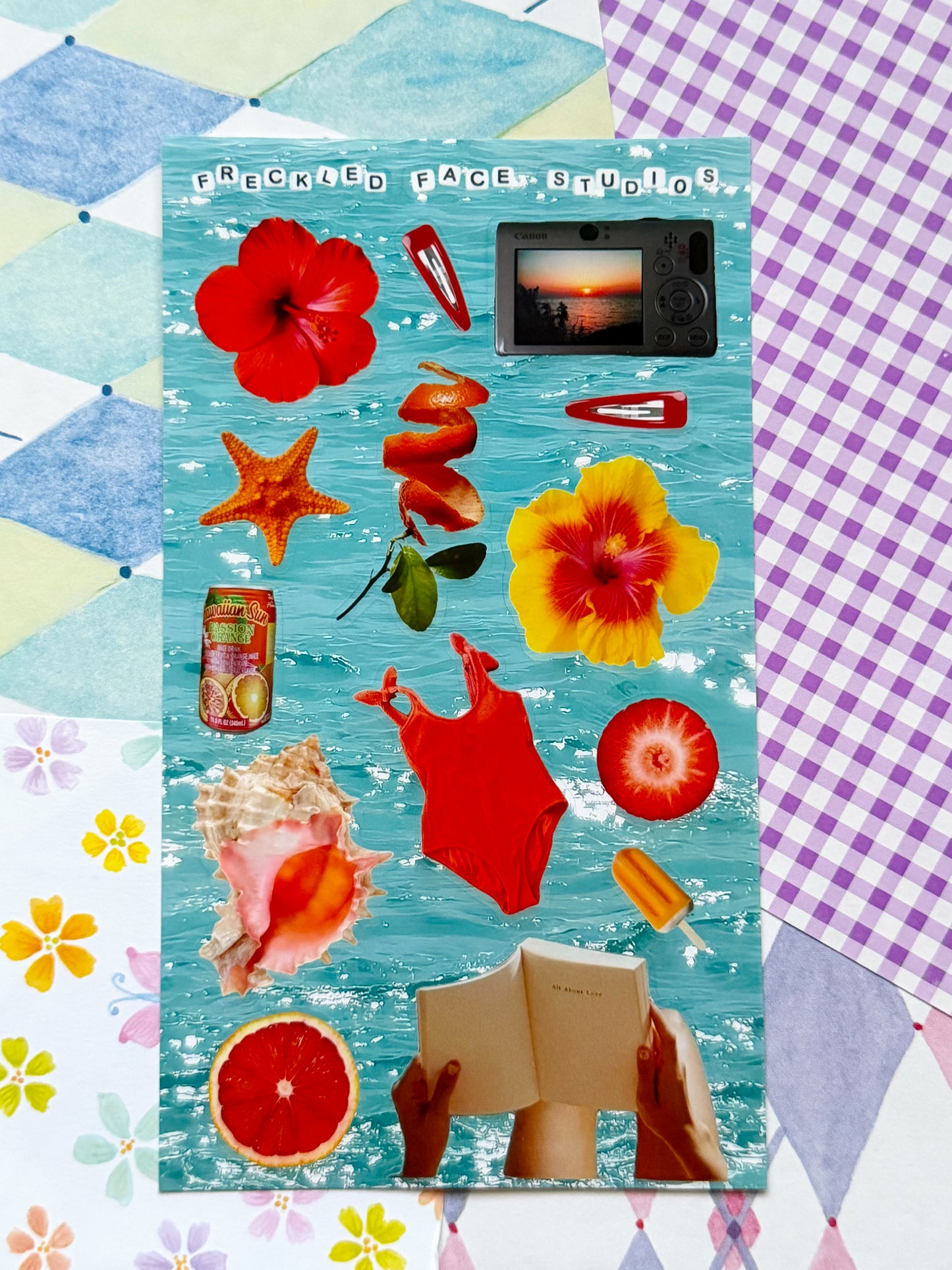 Vacation Mode Sticker Sheet