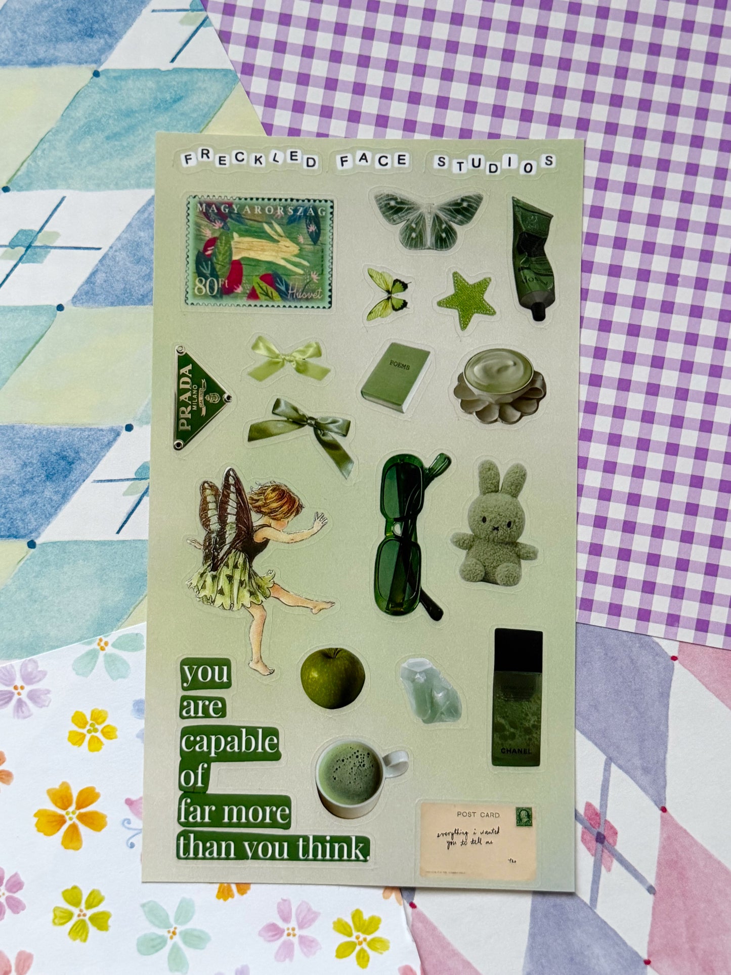 Matcha Mood Sticker Sheet