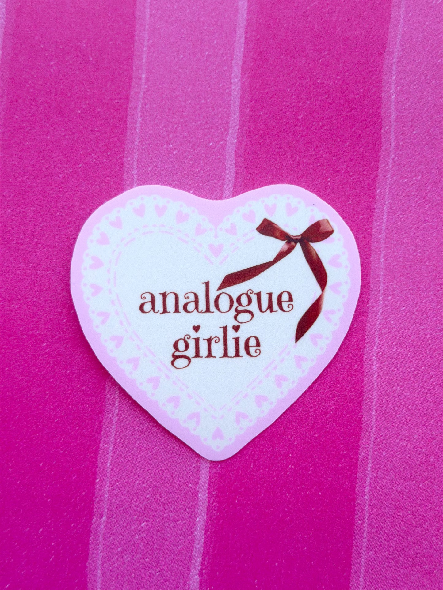 Analogue Girlie Sticker