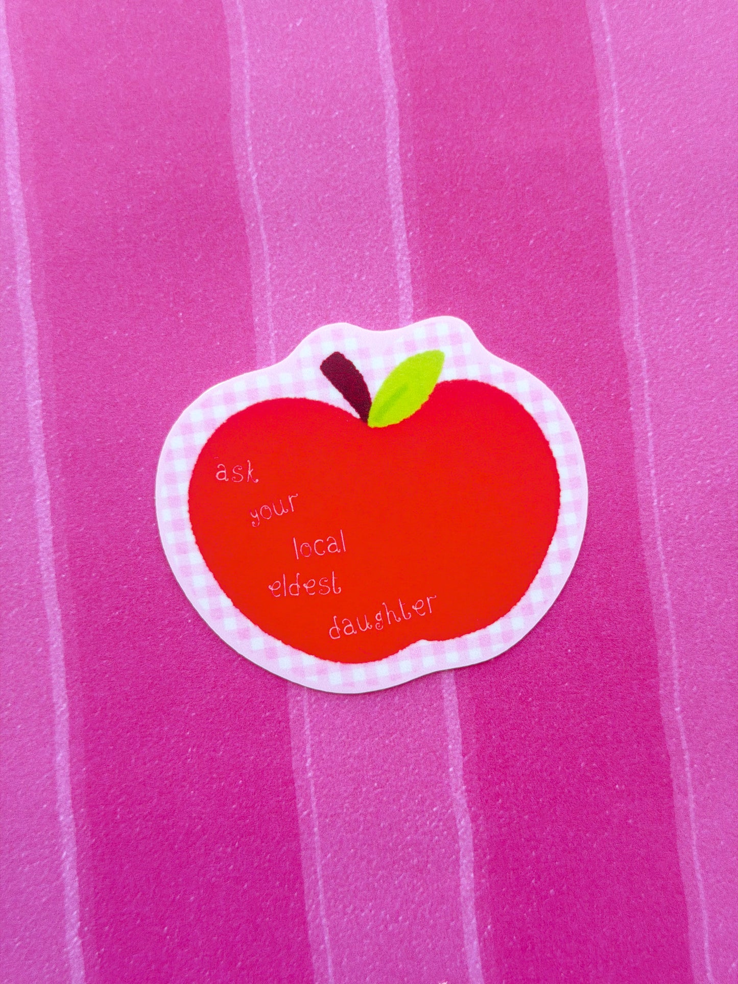 Eldest Daughter Apple Sticker